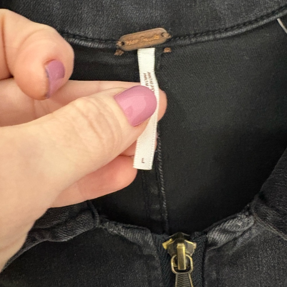 Free People Lennox Skinny Fit Denim Jumpsuit - Picture 5 of 7